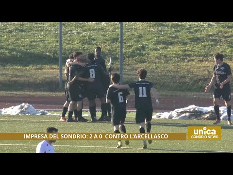 Impresa del Sondrio: 2 a 0 contro l'Arcellasco