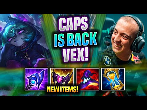 CAPS BRINGS BACK VEX WITH NEW ITEMS! - G2 Caps Plays Vex MID vs Viktor! | Preseason 2022