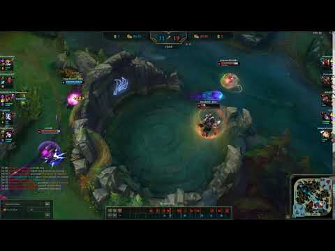Lux blind ult on Jinx - League of Legends