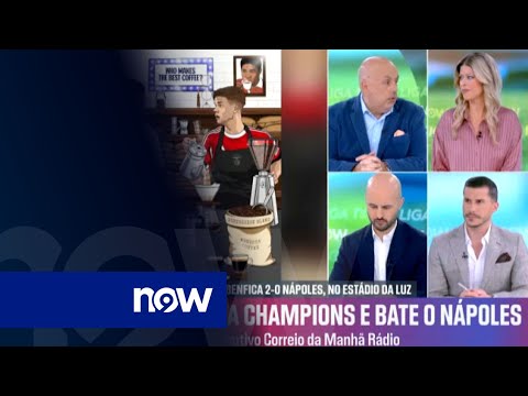 Benfica-Nápoles: «Foi o melhor jogo de Mourinho sem bola»: Gonçalo Monteiro