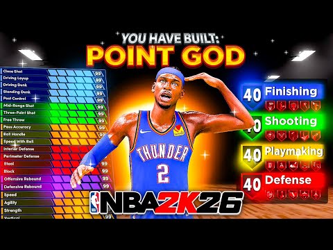 THIS 6'6 DEMIGOD BUILD IS DOMINATING NBA 2K26! OVERPOWERED BUILD! best build 2k26
