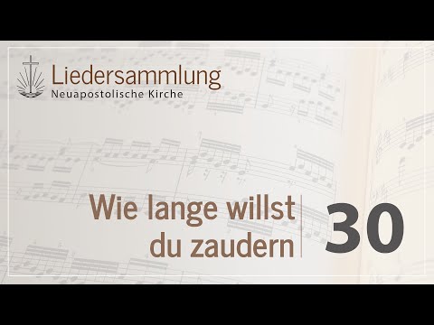 🎵 Alte Chormappe🎵 CM 030 - Wie lange willst du zaudern