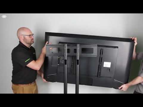 Kanto MTM55PL-S Mobile TV Mount with  for 32-inch to 55-inch TVs