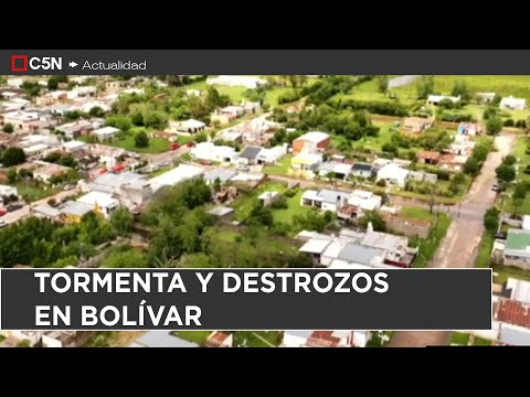 TORMENTA y DESTROZOS en BOLÍVAR: el DRAMA de los VECINOS