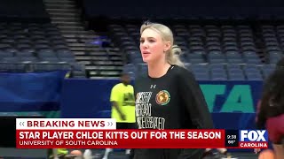 University of South Carolina’s Chloe Kitts out for 2025-2026 season