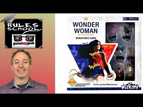 How to Play DC Comics HeroClix: Wonder Woman 80th Anniversary Miniatures Game (Rules School)
