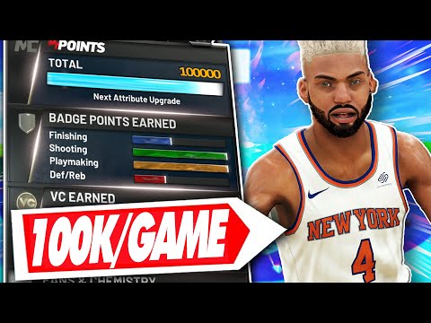 NBA 2K21 Tips: How To Get 99 OVERALL in MyCareer - 100K PER GAME - HOW TO MAX ALL BADGES FAST GLITCH
