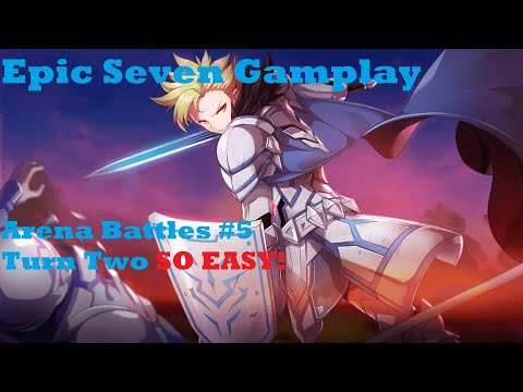 Taking Turn 2 in Epic Seven Arena #5