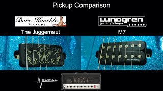 Video thumbnail for [ Pickup Comparison ] The Juggernaut (Bare Knuckle Pickups) VS M7 (Lundgren Pickups) by Masaki