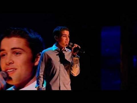 The X Factor 2009 - Joe McElderry: Open Arms - Live Show 9 (itv.com/xfactor)