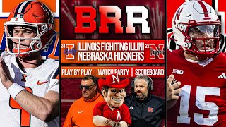 Illinois Fighting Illini vs Nebraska Cornhuskers LIVE | Scoreboard | Play By Play | Postgame