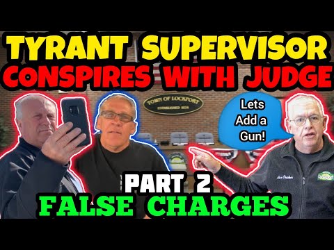 FALSE CHARGES ☆ SUPERVISOR CONSPIRES with JUDGE! CROOKED CROCKER Part 2