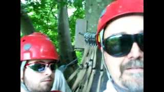 preview picture of video 'Zip Lining - Hocking Hills Ohio - June 27th, 2012'