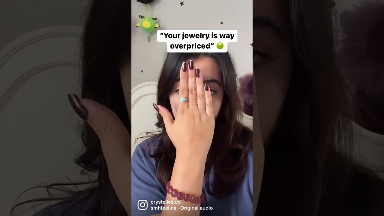 Instead of saying our jewelry is overpriced, simply say you can’t afford it :) #crystals #gemstone