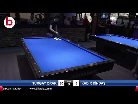 TURGAY ORAK & KADİR DİNDAŞ Bilardo Maçı - MALTEPE ARENA ZAFER KUPASI 2022-2.TUR