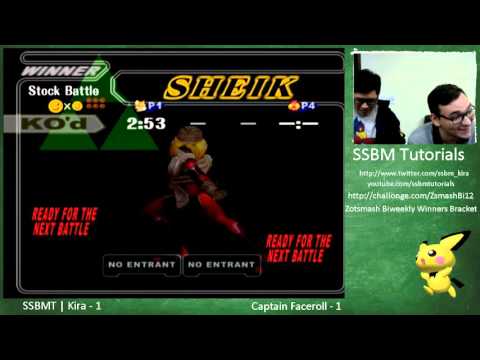UCI 12 Losers Semis - Kira (Fox) vs Captain Faceroll (Sheik) - Super Smash Bros. Melee