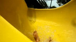 preview picture of video 'Water Slide At Flat Rock Campground Maine'