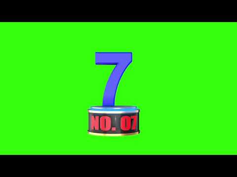 Top Number 7 Green Screen #shorts Video 📹