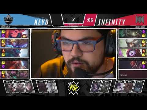 Keyd x Infinity Rift Rivals 2018   Fase de Grupos   Dia 1