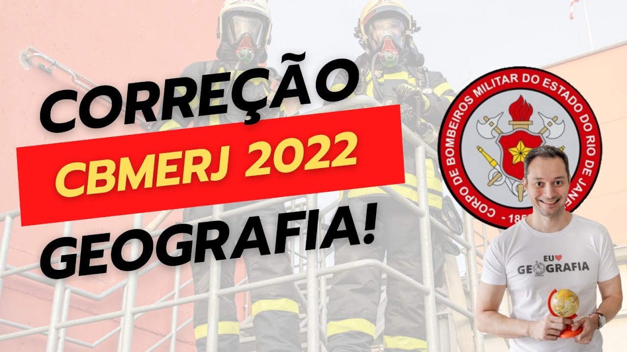 [CBMERJ 2022] Correção da prova de Geografia