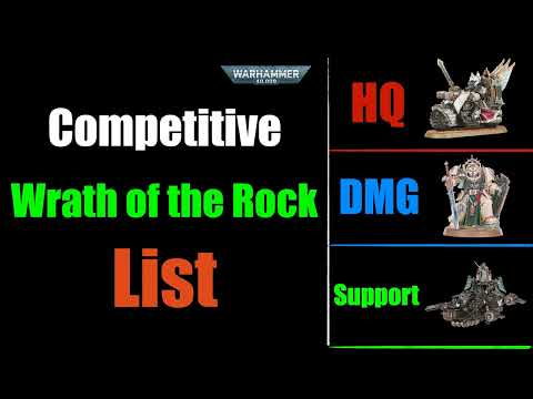 How to Build a Competitive Dark Angels Wrath of the Rock List | Warhammer 40K Tactics