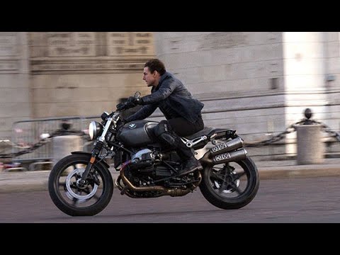 Tom Cruise in BMW R nineT Scrambler /Mission Impossible Fallout 2018