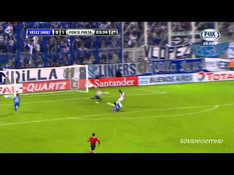 Vélez Sarsfield 0 x 2 Ponte Preta  Gols  Copa Sul Americana 2013