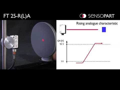 Miniature distance sensor Teach-in Analogue output - FT 25-R(L)A SensoPart