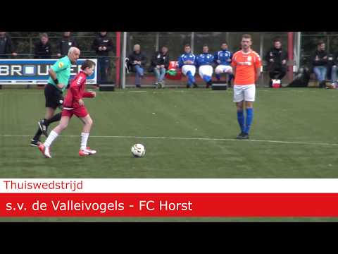 s. v.  de Valleivogels 1 - FC Horst 1 (samenvatting)