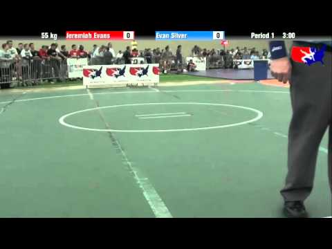 Jeremiah Evans vs. Evan Silver at 2013 ASICS University Nationals - FS