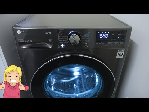 LG Heat Pump Clothes Dryer Demo " Worth It "