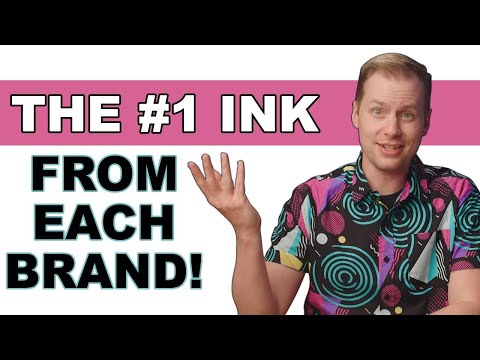 The Best Selling Inks of 19 Different Brands