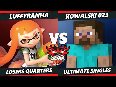 Ultra Hard Losers Quarters - Luffyranha (Inkling) Vs. Kowalski_023 (Steve) SSBU Ultimate Tournament