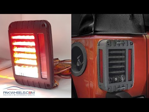 Smoke DRL Jeep Wrangler Lava Back Lights