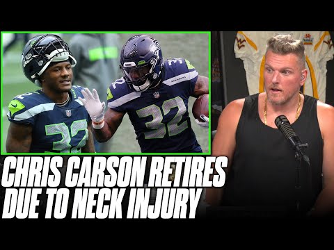 Chris Carson Retiring From NFL Due To Serious Neck Injury | Pat McAfee Reacts