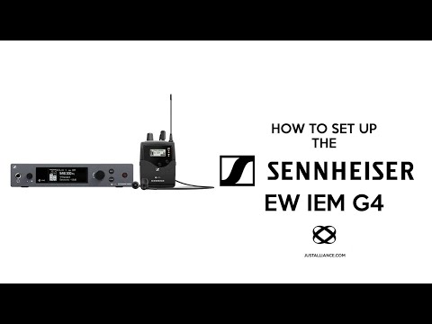 Sennheiser EW IEM G4 Tutorial (How-To, Unboxing, Set-up, Sync)