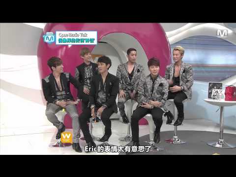 130523 Mnet Wide  News Open Studio@SHINHWA RicDy巴黎戀人cut