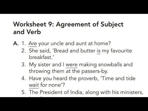 Worksheet 9|Class-7 |Collins English Grammar and composition