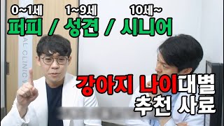 수의사가 알려주는 나이대별 추천사료 (퍼피 / 성견 / 시니어)