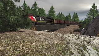 Trainz 2022 Canadian Rocky Mountains, Golden-BC HD