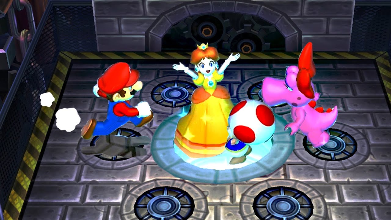 【マリオパーティ9】 かちぬきバトル デイジー vs キャサリン vs キノピオ vs マリオ( 最強CPU｢たつじん」)