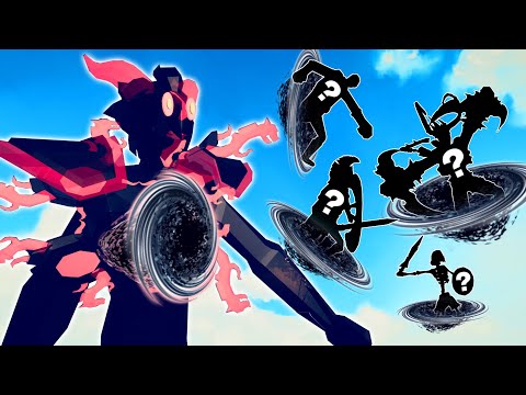MR.BLACK HOLE (SUMMON UNIT in BLACK HOLE) vs EVERY BOSS | TABS - Totally Accurate Battle Simulator