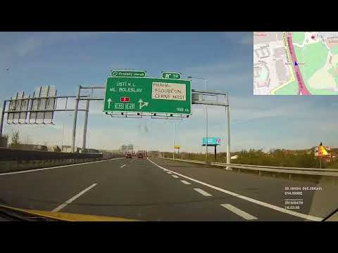 Czech Republic. Motorway D0, Prague-Bechovice-south — Prague-Satalice, 2019, 4x