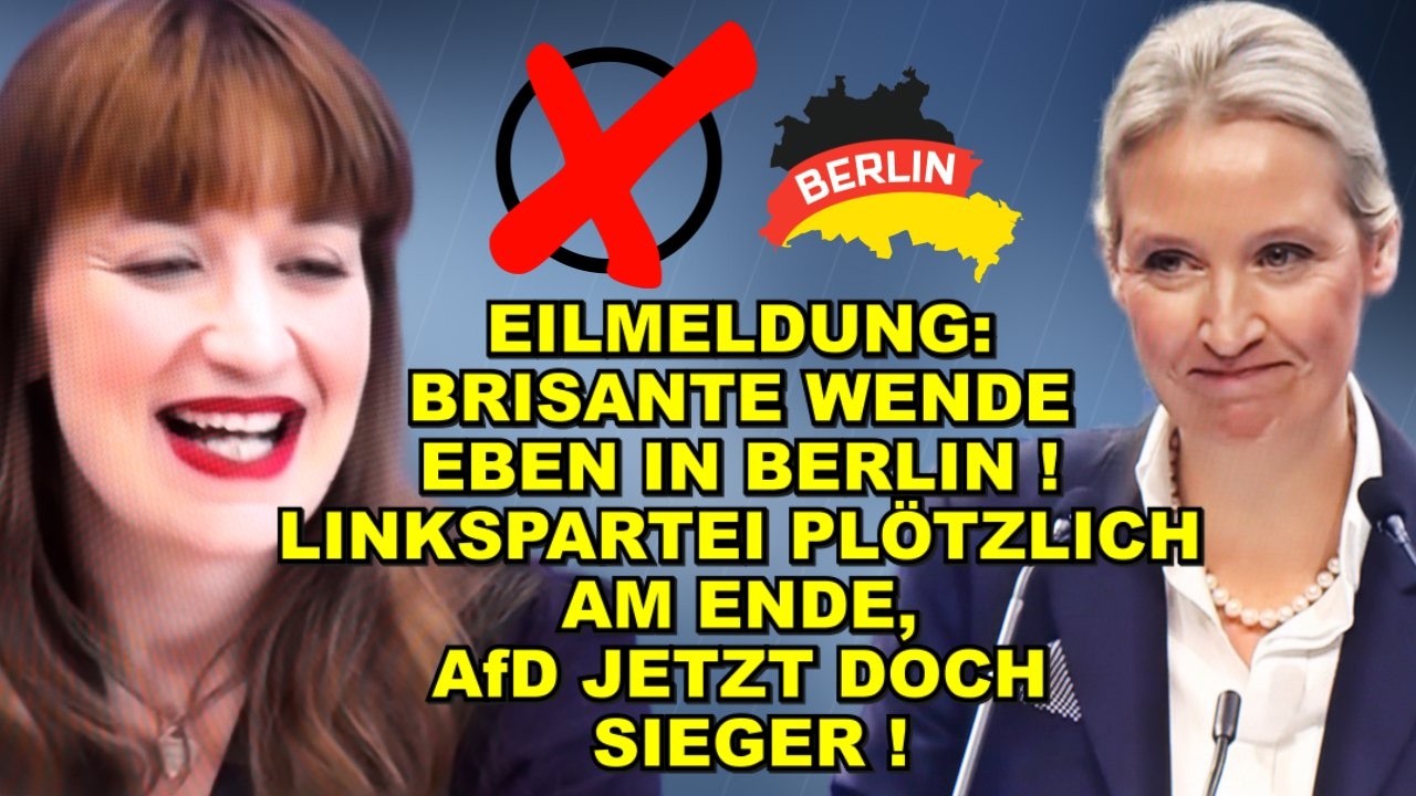 EIL: LINKE AM ENDE, AfD DOCH SIEGER!