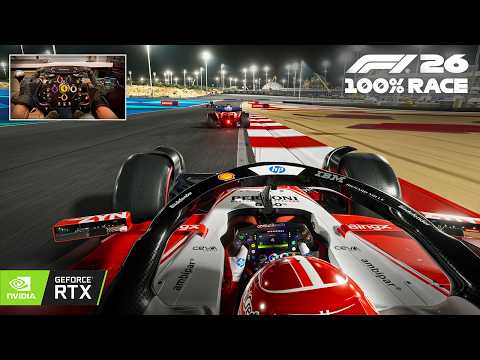 F1 26 Ultra Realistic MOD - Charles Leclerc's Ferrari SF-26 | 2026 Bahrain GP 100% Race Gameplay