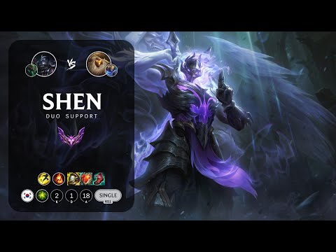 Shen Support vs Bard - KR Master Patch 13.24