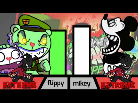 fnf flippy vs mikey mouse power levels