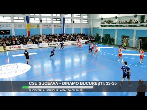 CSU Suceava - Dinamo București: 33-35