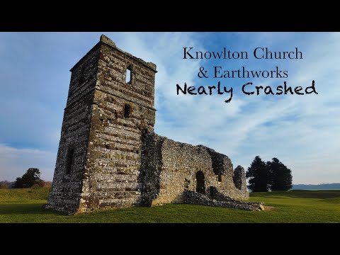 Nearly Crashed - Knowlton Church and Earthworks - DJI Mini 4 PRO - DJI Avata 2 - DJI Osmo Pocket 3