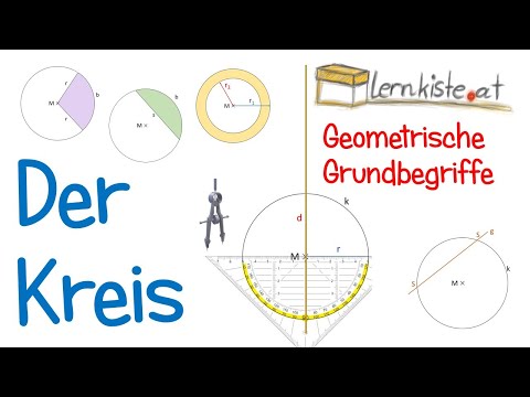 Der Kreis - wichtige Begriffe und Konstruktion